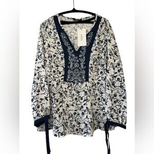 Bloomchic Bohemian Floral Print Top 14/16